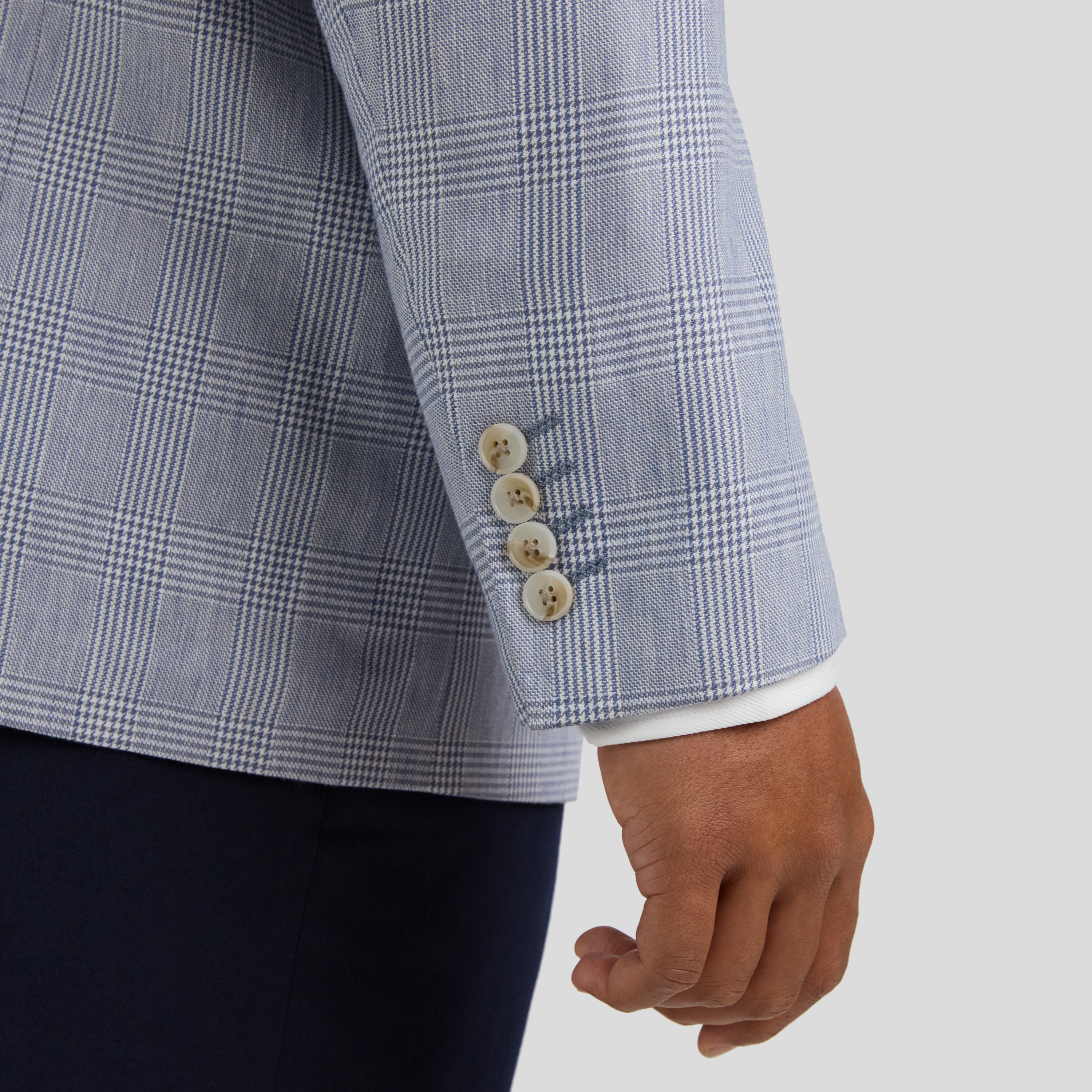 Portofino Linen Check Blazer