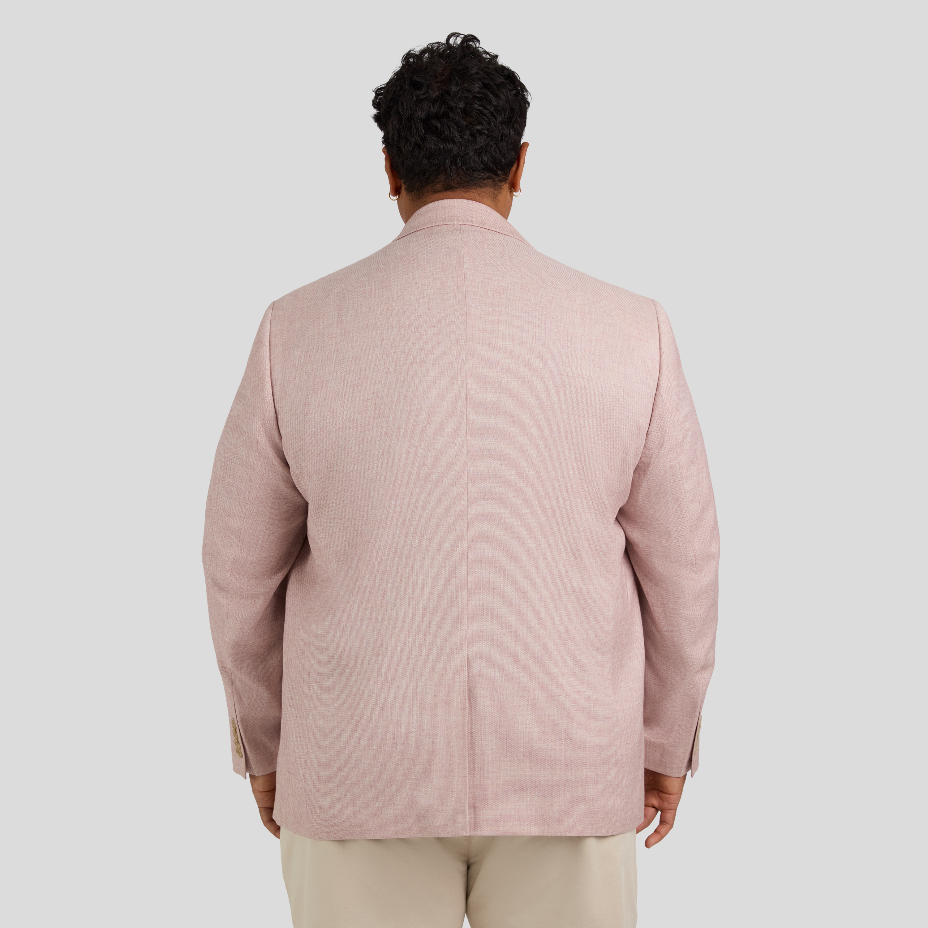 Blush Naples Textured Stretch Blazer