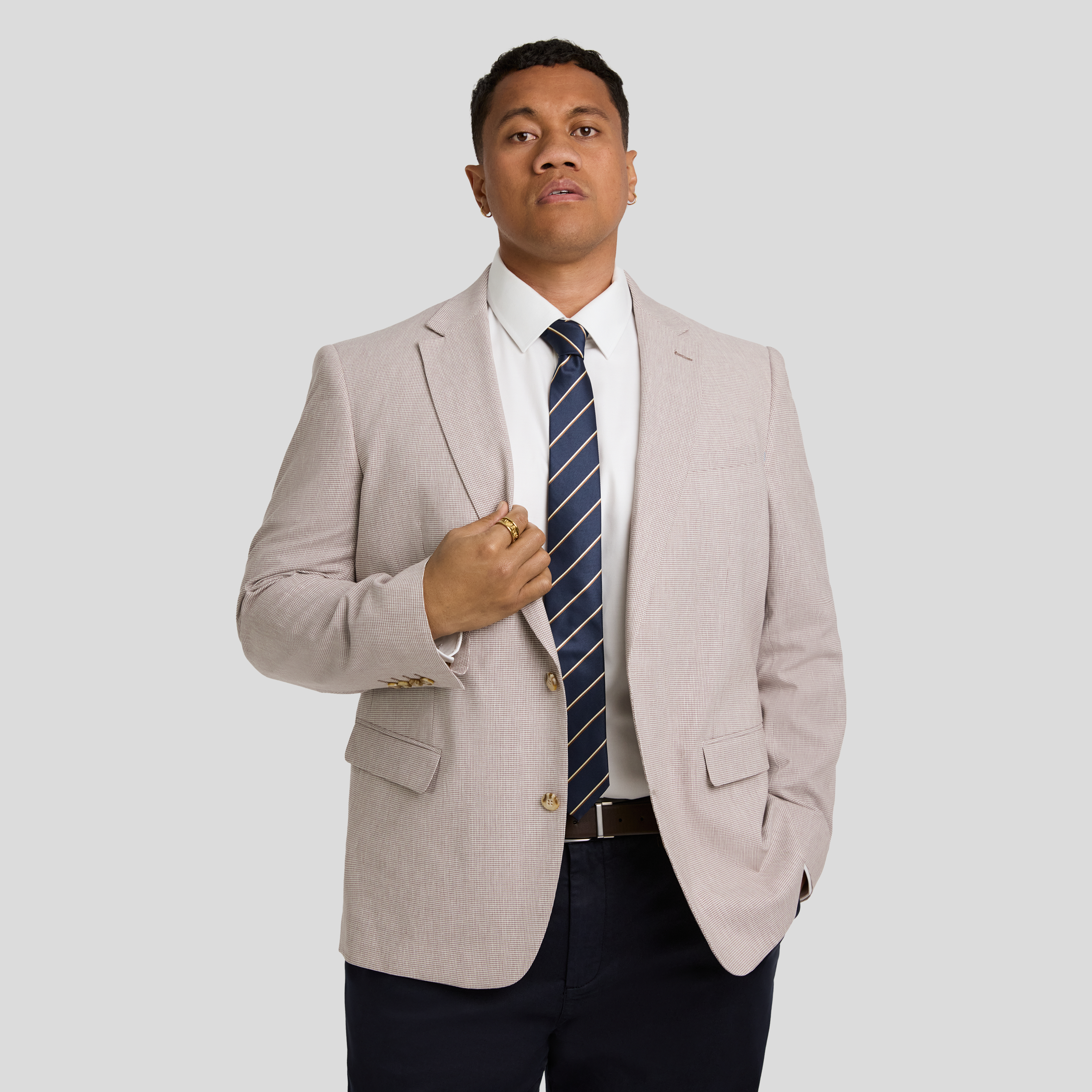 Verona Check Stretch Blazer