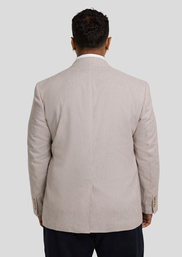 Bronze Verona Check Stretch Blazer