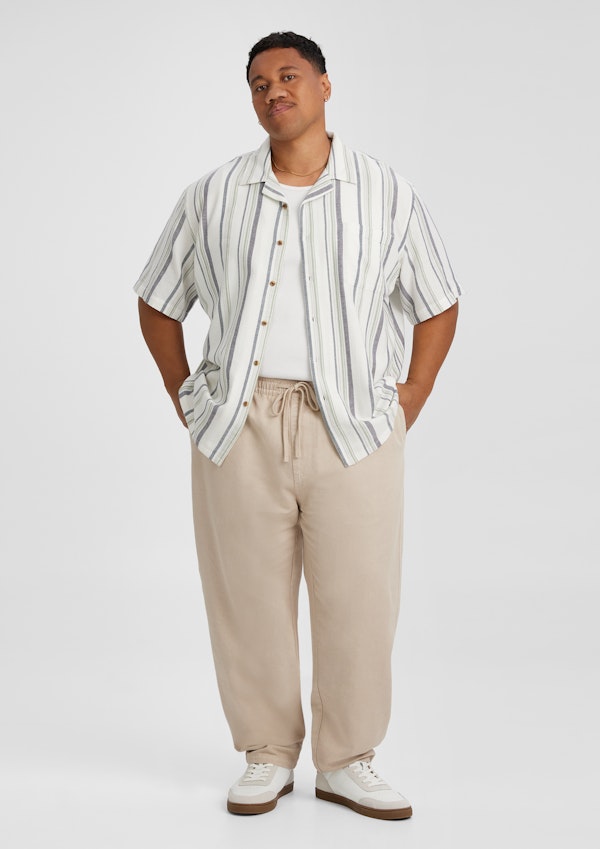 Stone Ravello Linen Blend Pant