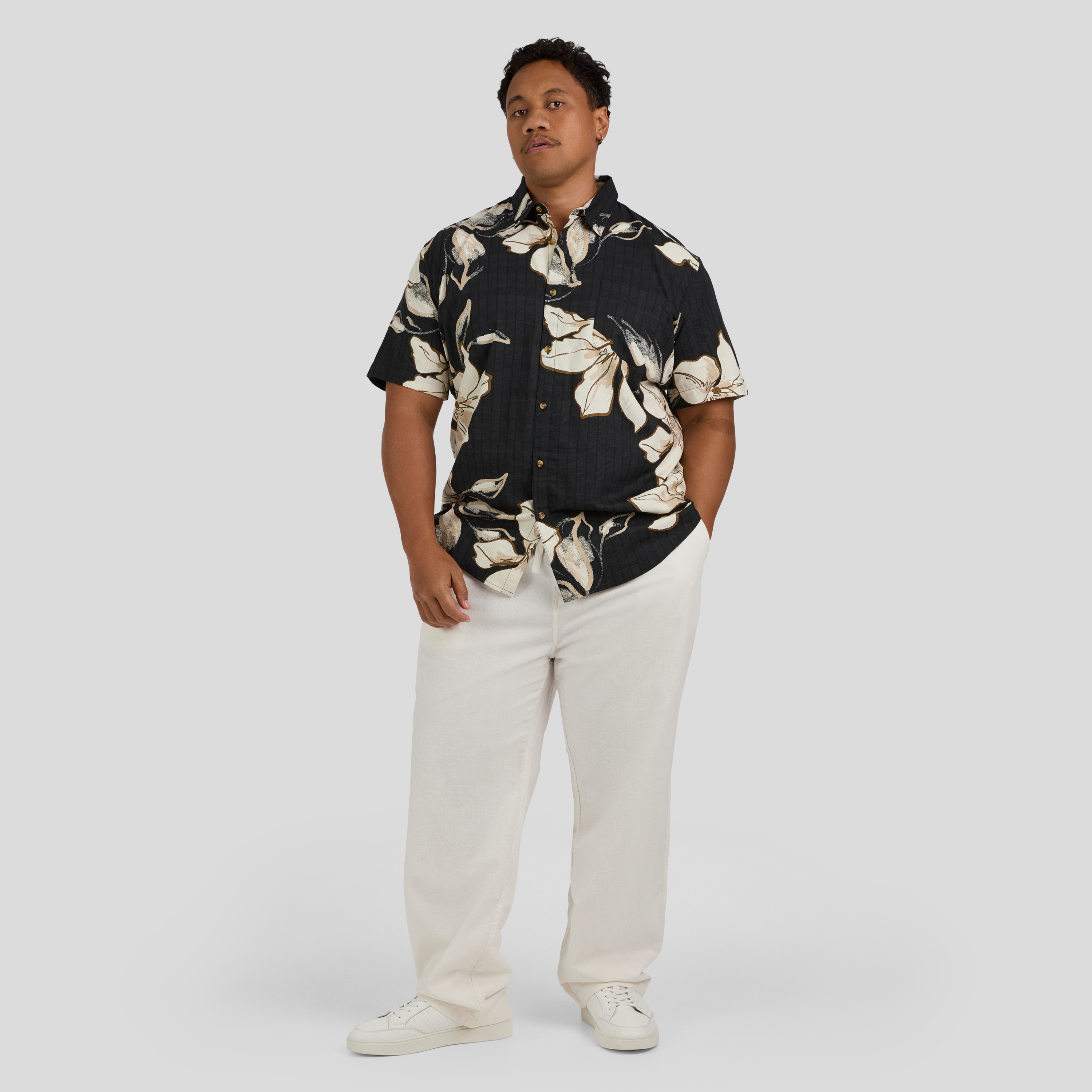 Vanilla Madrid Linen Blend Pant