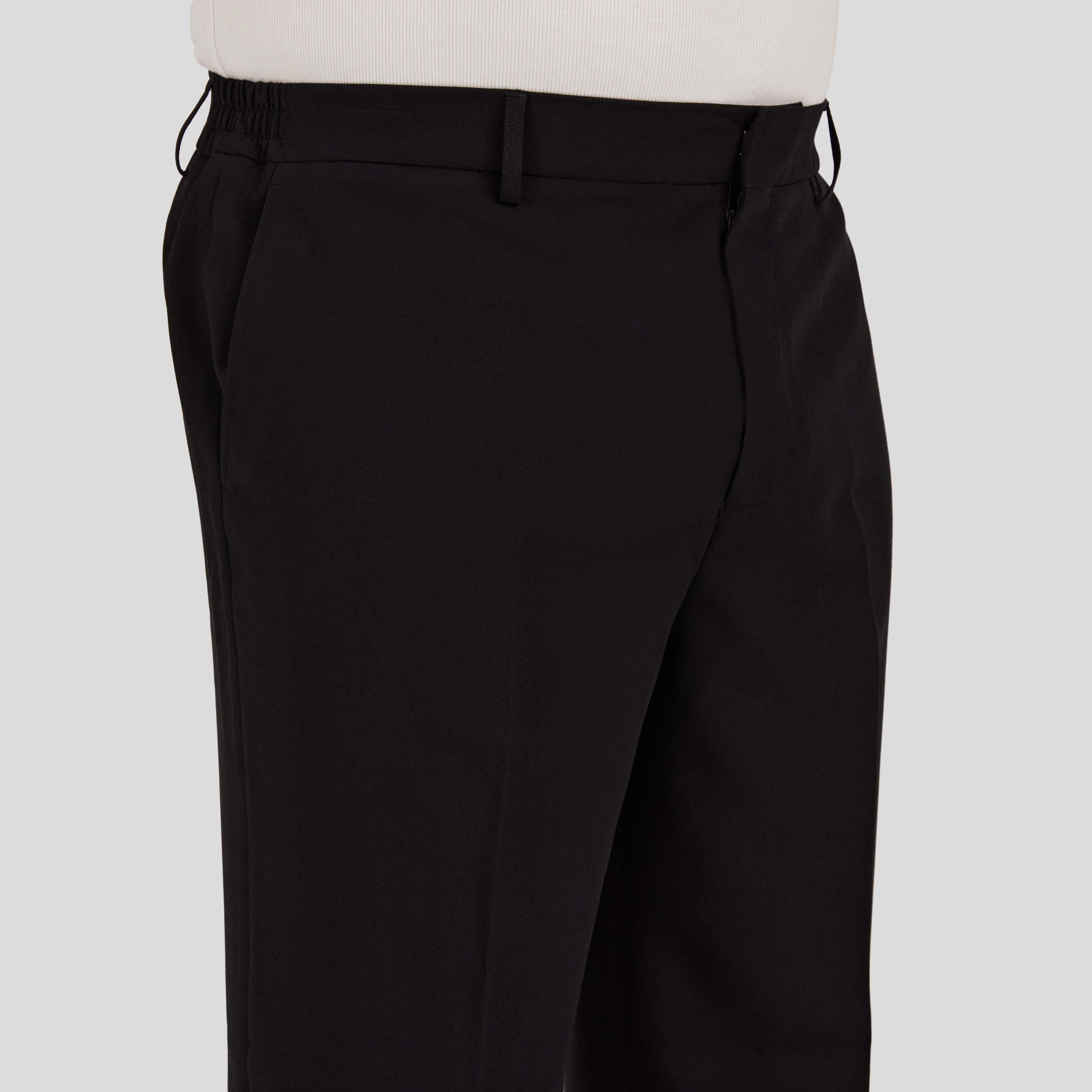 Black Marlon Relaxed Fit Trouser