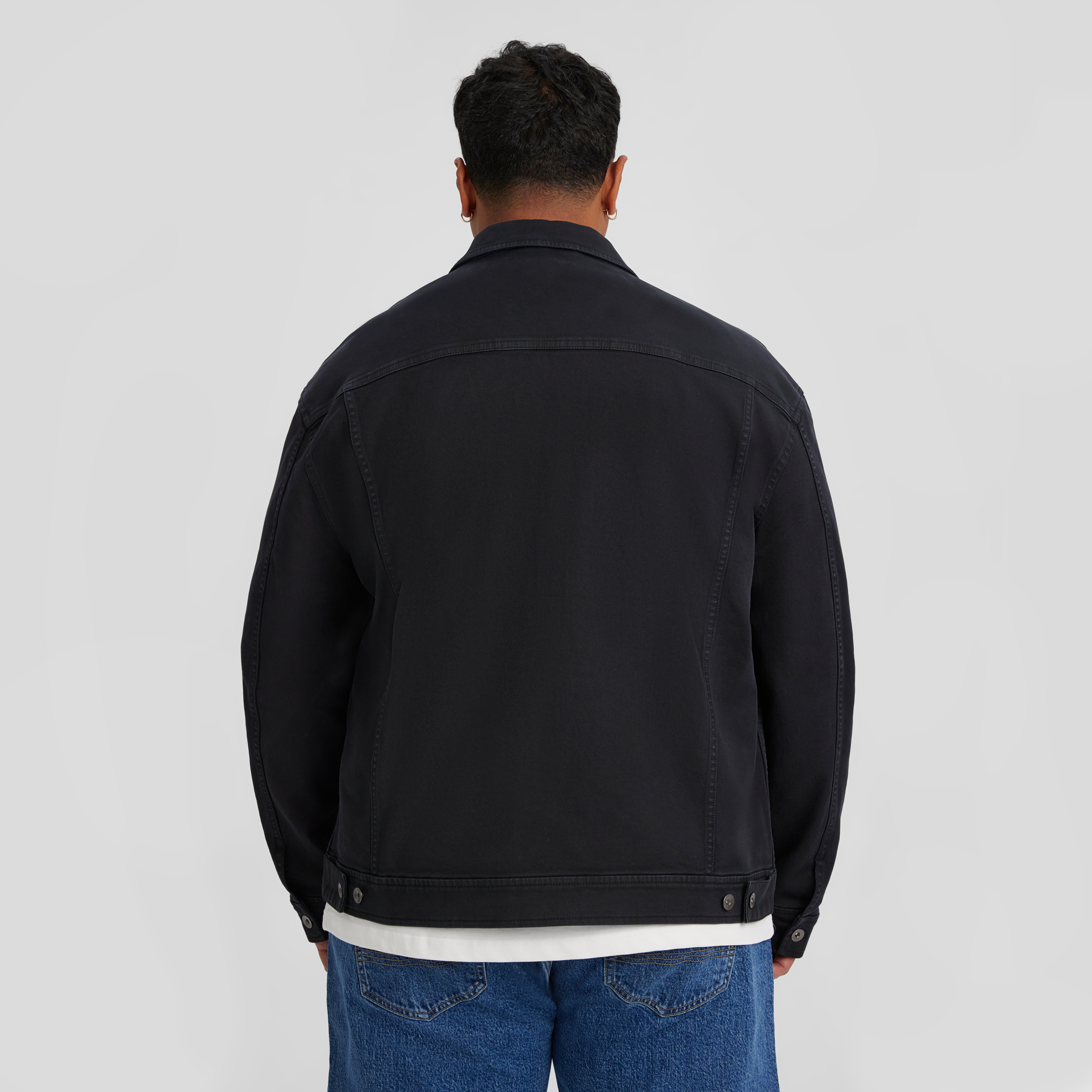 Washed Black Jagger Washed Trucker