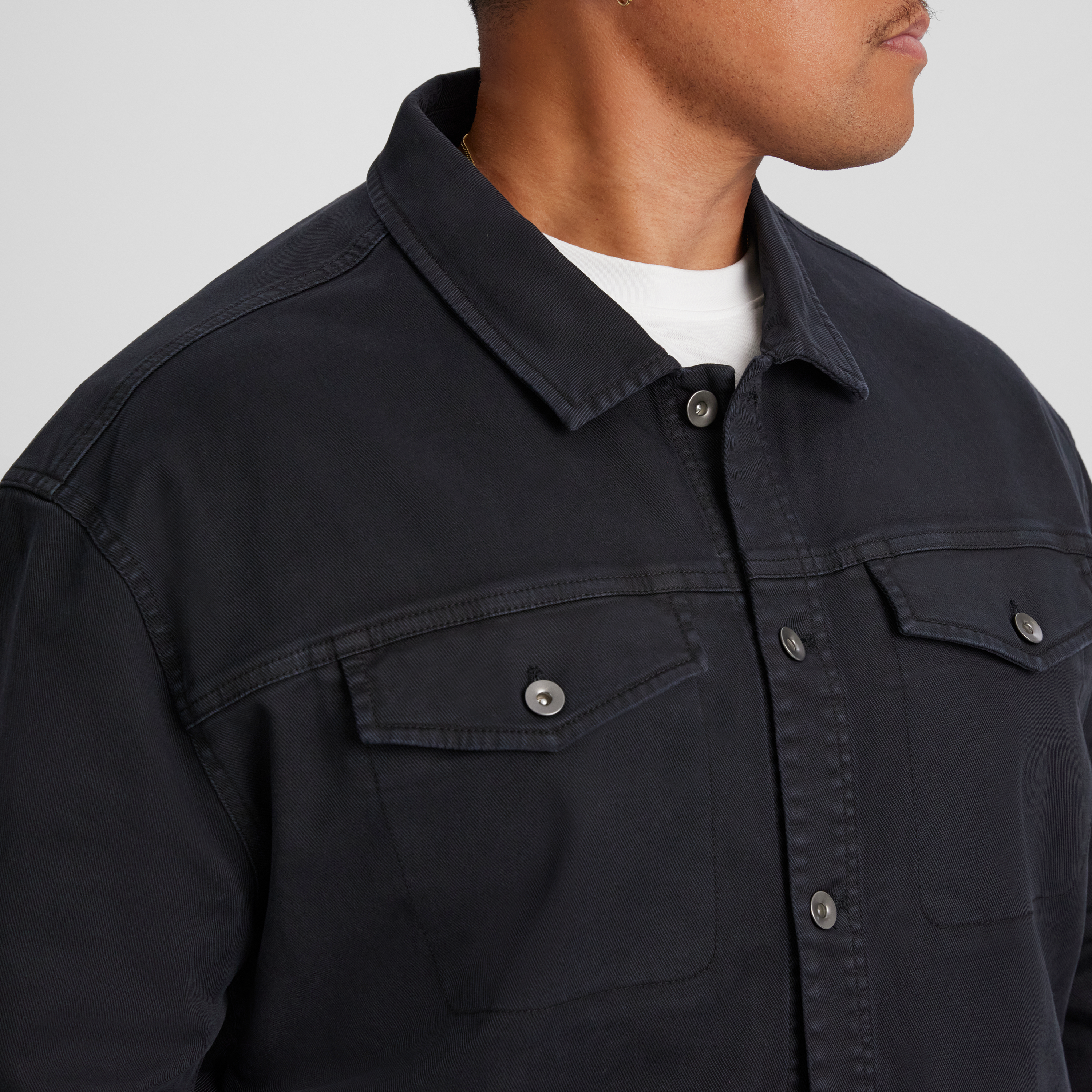 Washed Black Jagger Washed Trucker