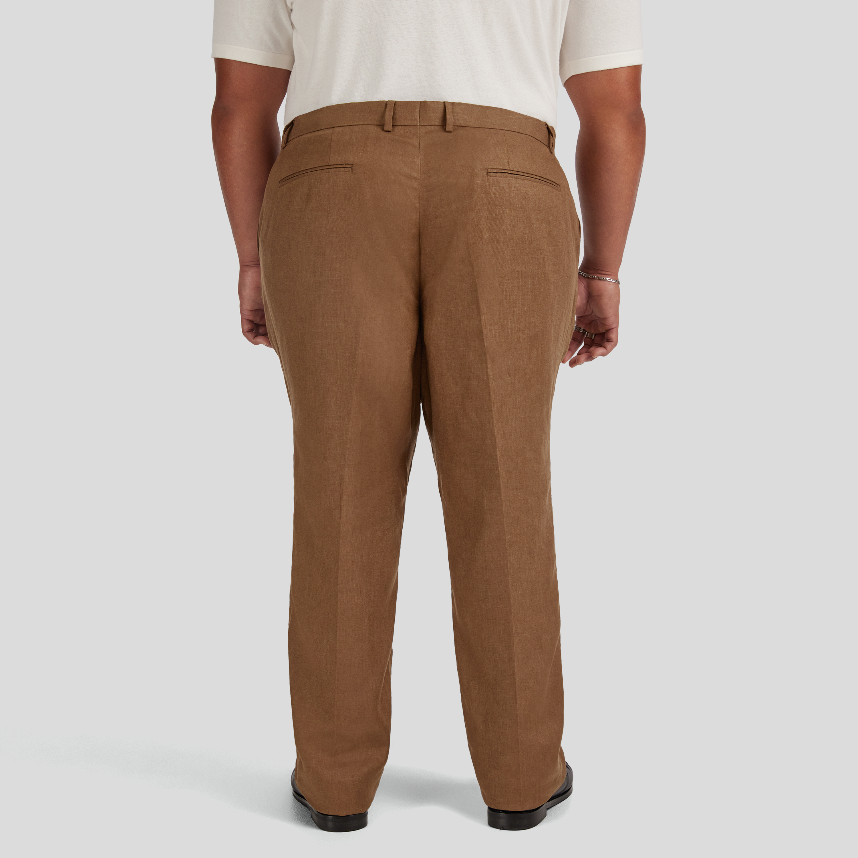 Bronze Matteo Linen Dress Pant
