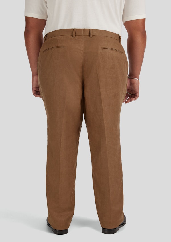 Bronze Matteo Linen Dress Pant
