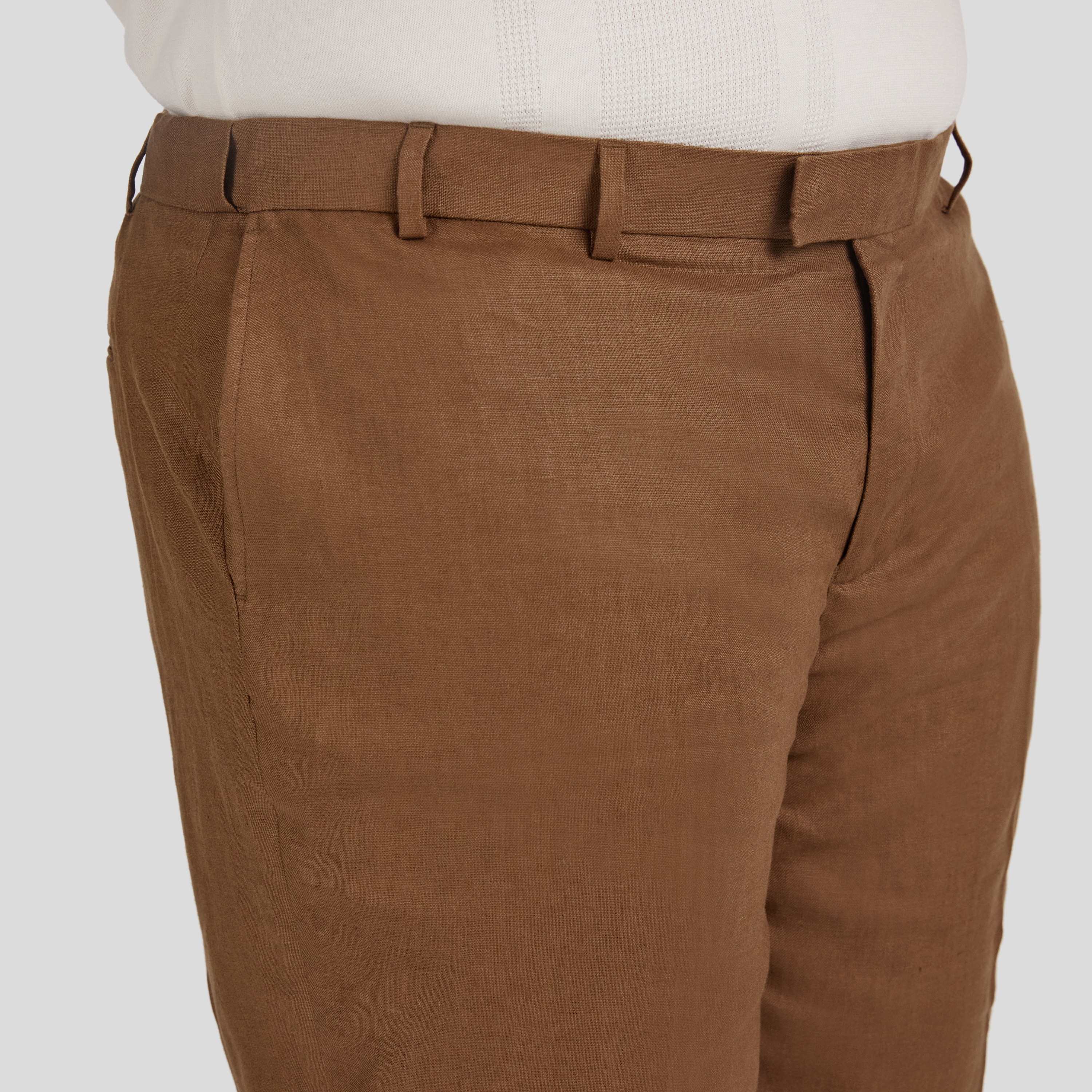 Bronze Matteo Linen Dress Pant