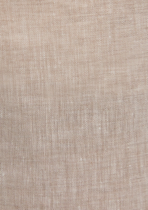 Natural Matteo Linen Dress Pant