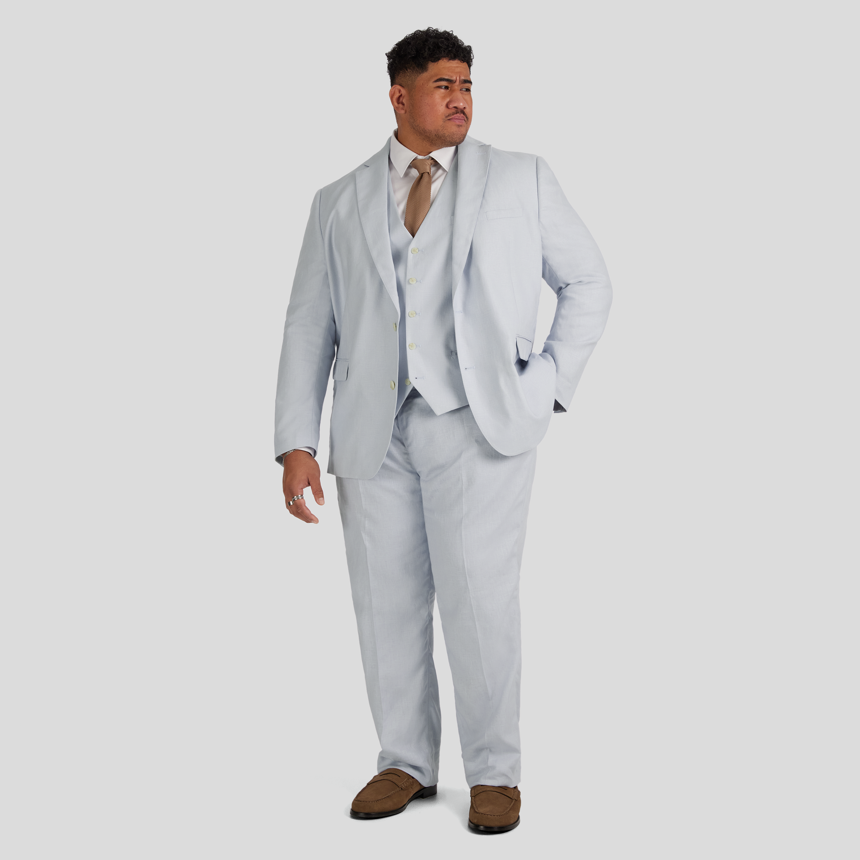Sky Matteo Linen Dress Pant