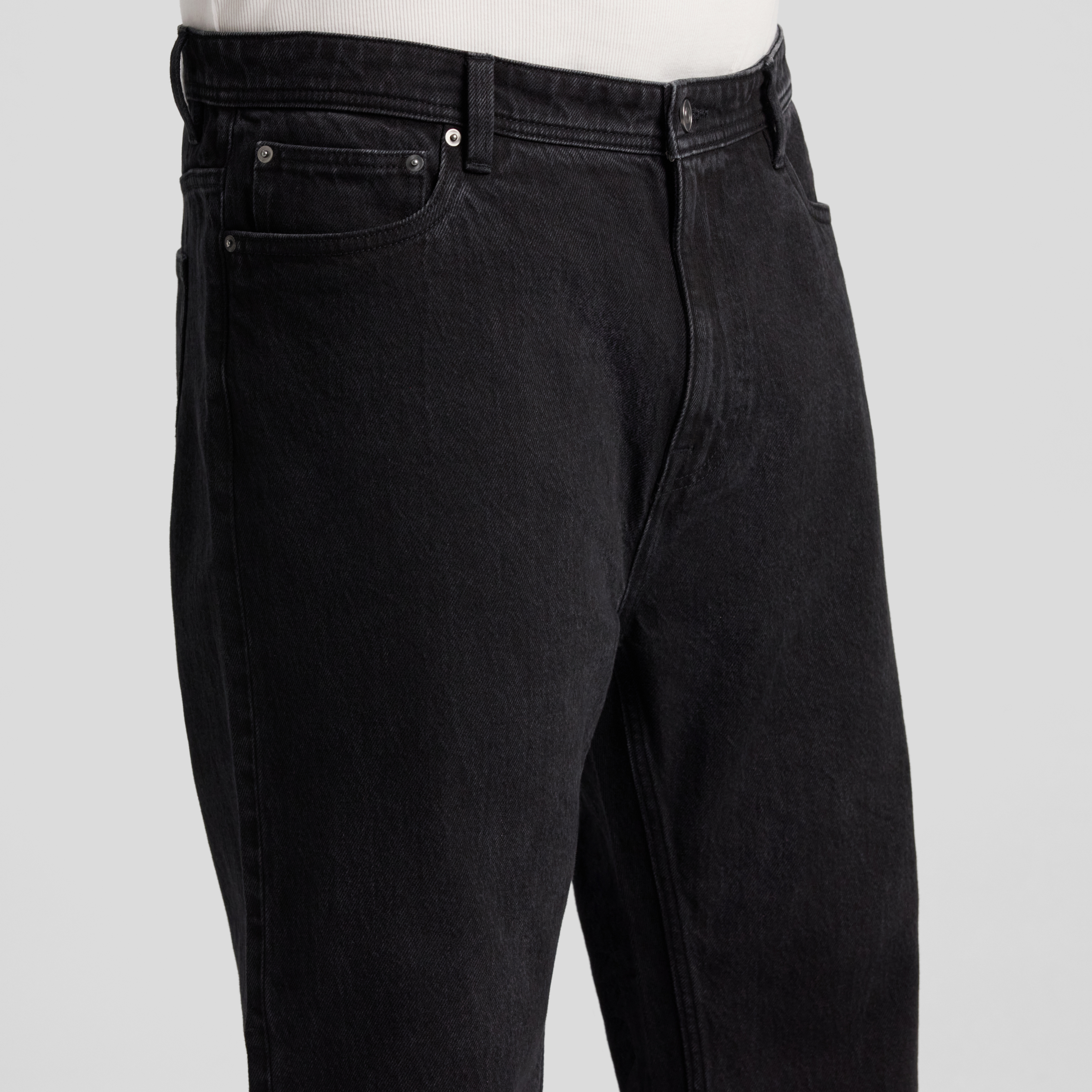 Black Denzel Relaxed Fit Jean