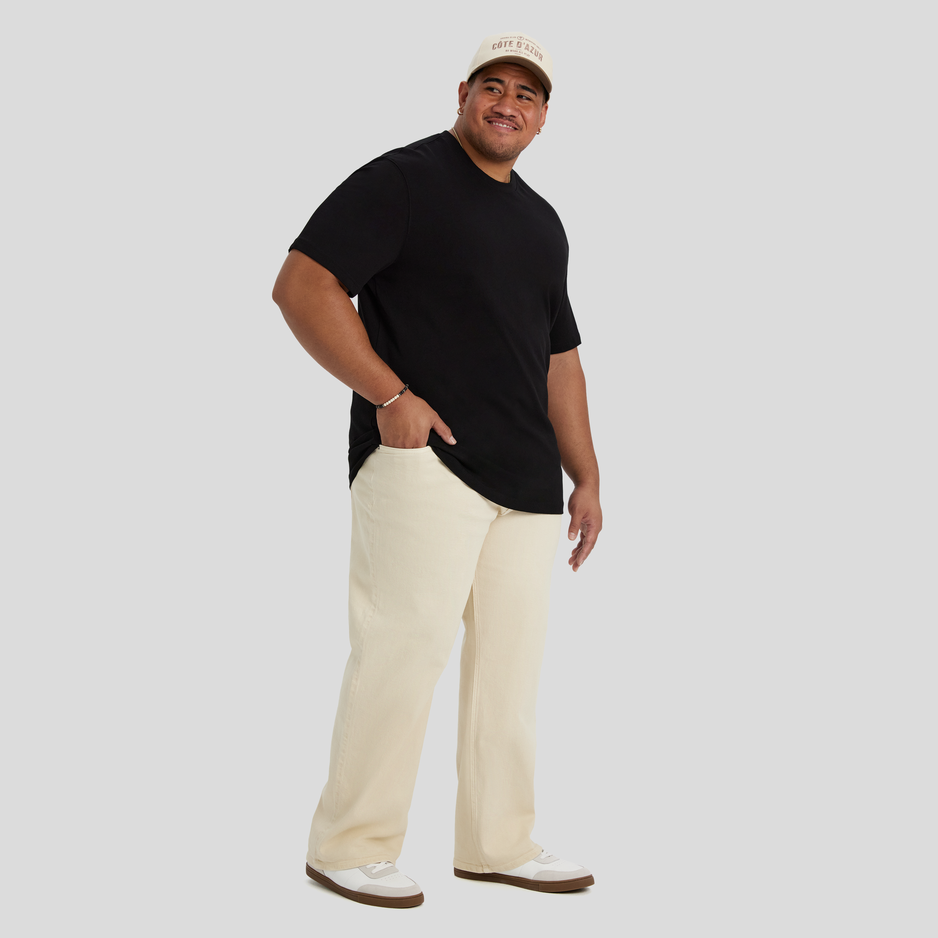 Chalk Denzel Relaxed Fit Jean