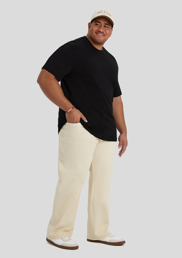 Chalk Denzel Relaxed Fit Jean