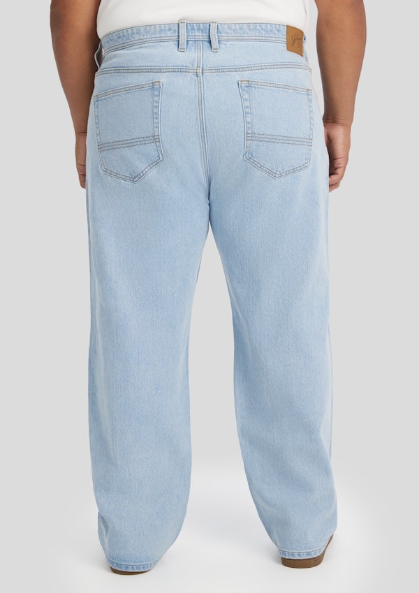 Light Wash Denzel Relaxed Fit Jean