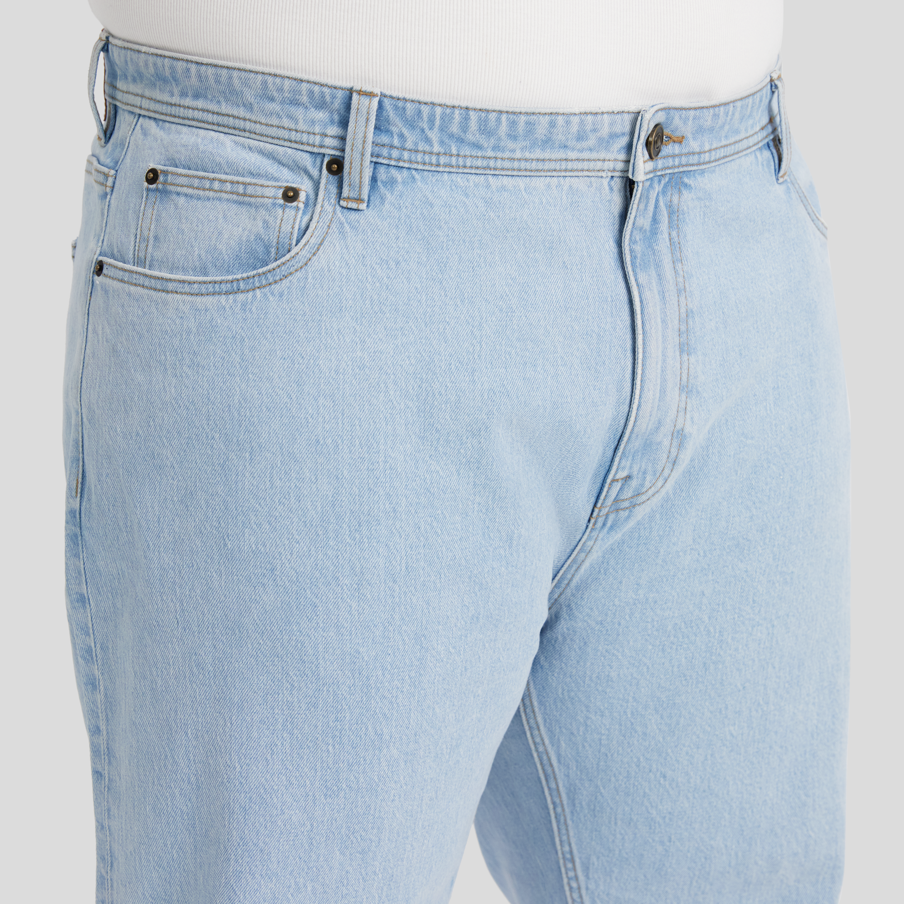 Light Wash Denzel Relaxed Fit Jean