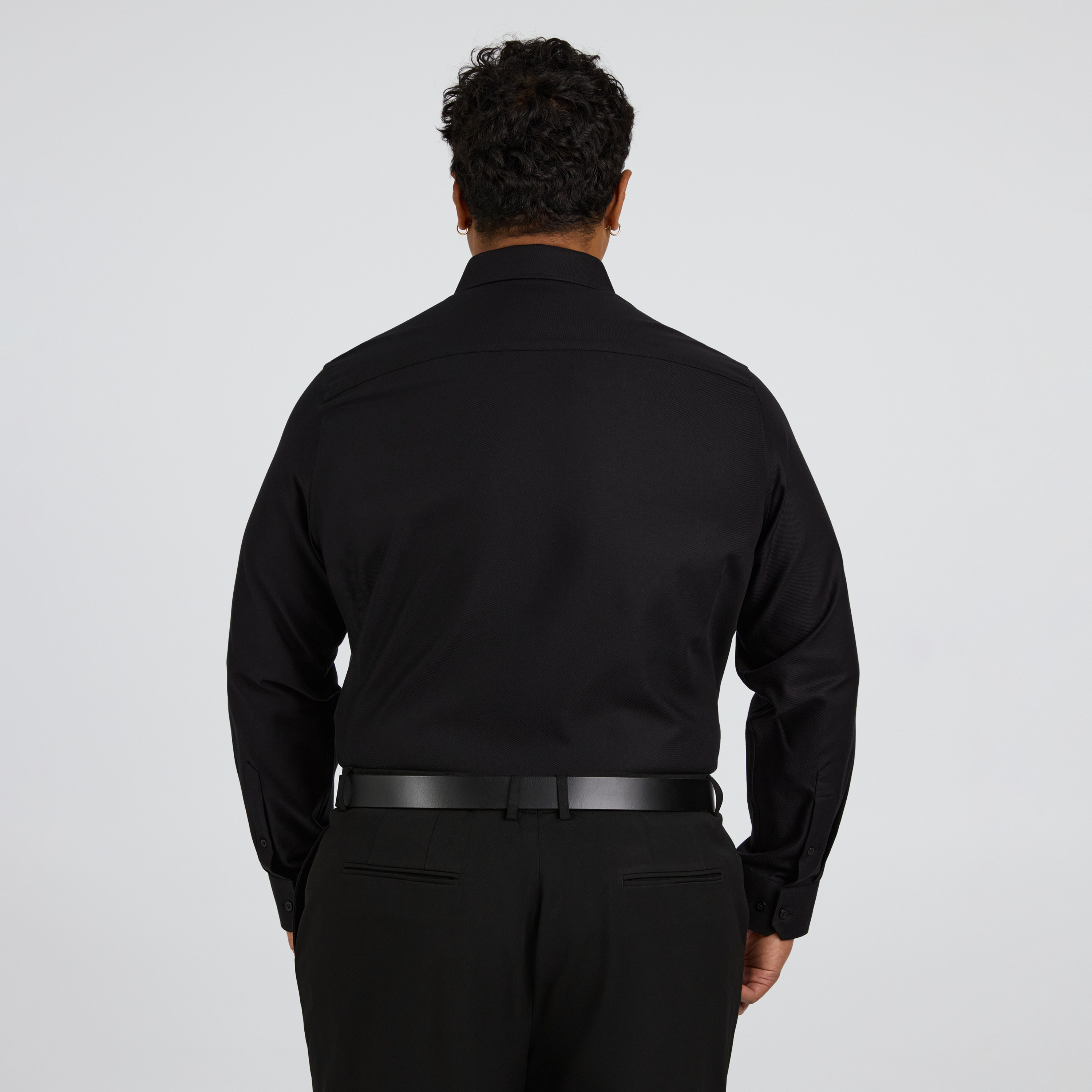 Black Ace Easycare Twill Dress Shirt