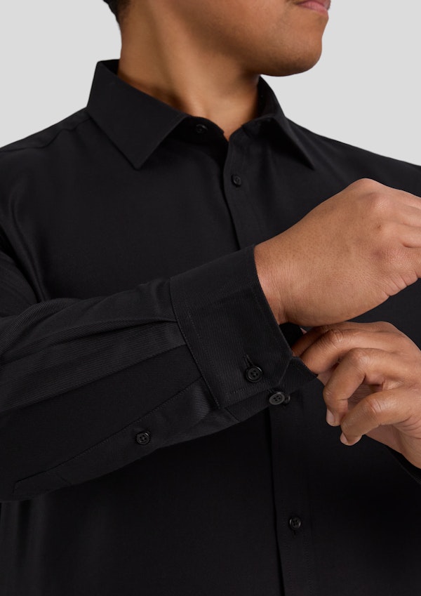 Black Ace Easycare Twill Dress Shirt