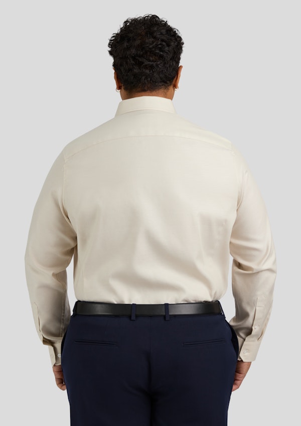 Champagne Ace Easycare Twill Dress Shirt