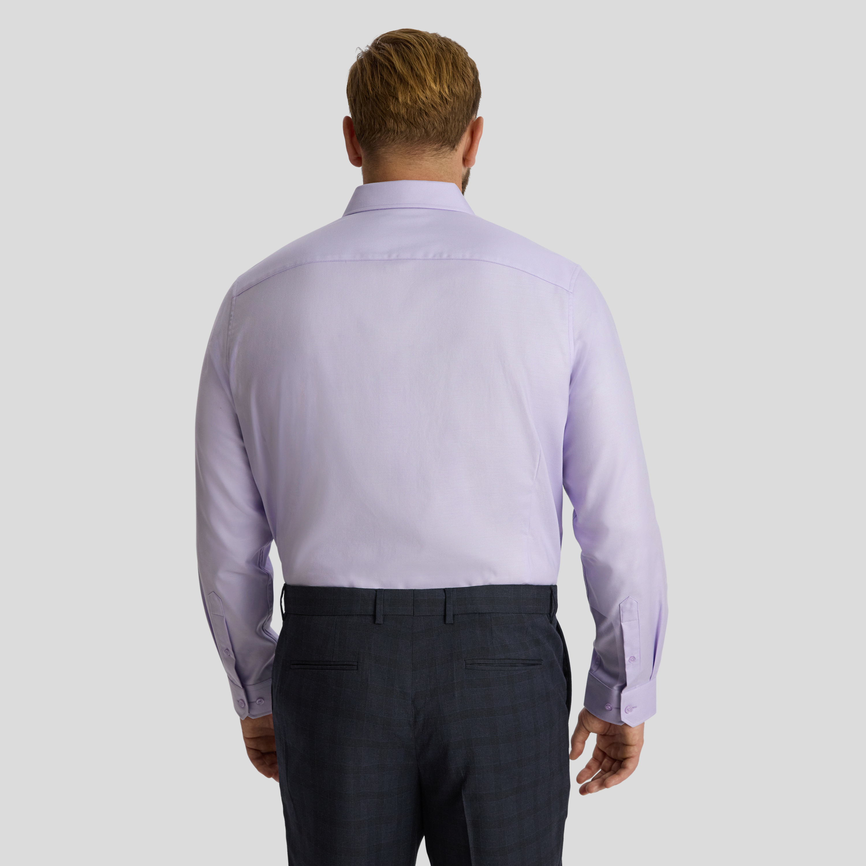 Lilac Ace Easycare Twill Dress Shirt