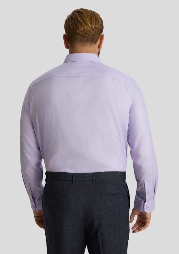 Lilac Ace Easycare Twill Dress Shirt