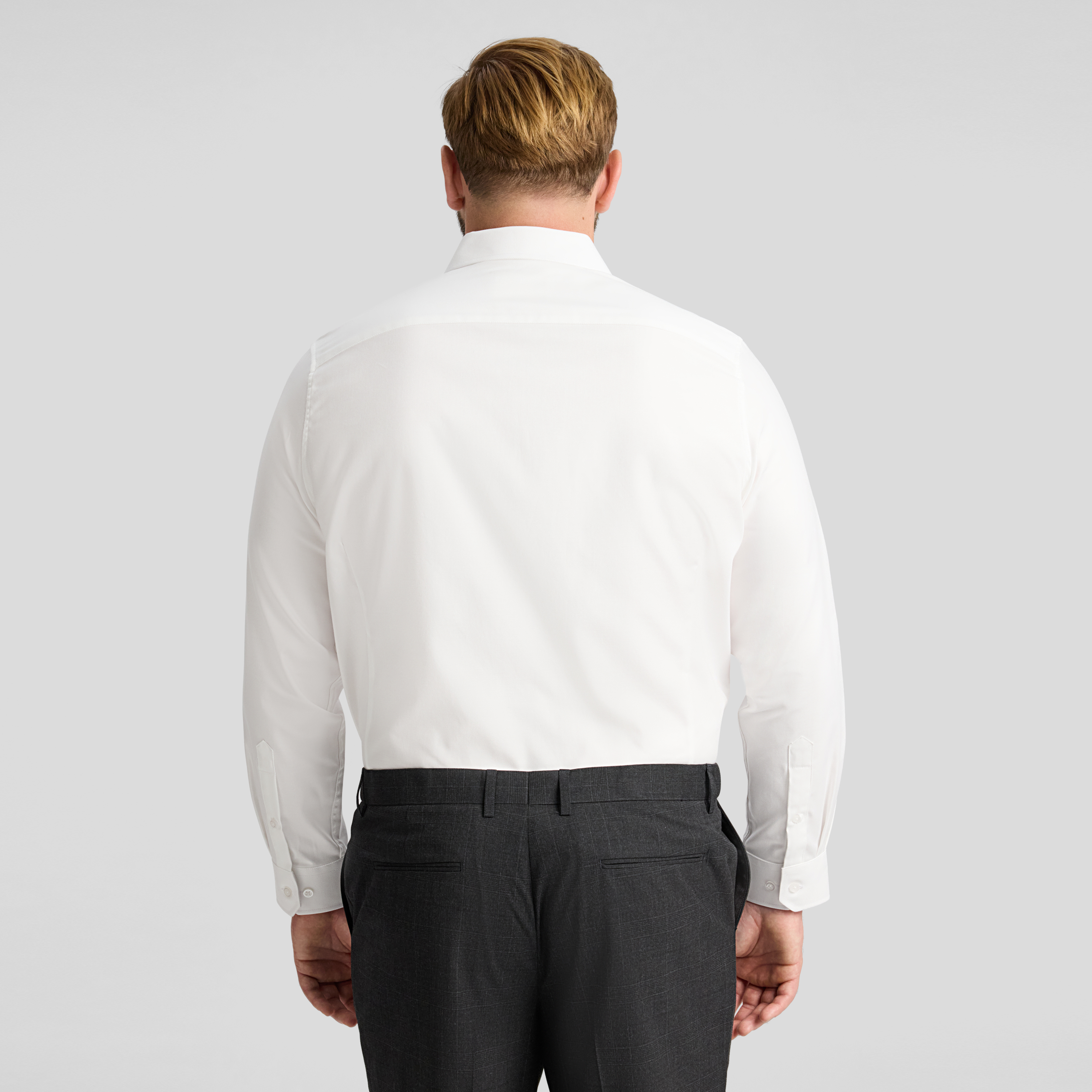 White Ace Easycare Twill Dress Shirt