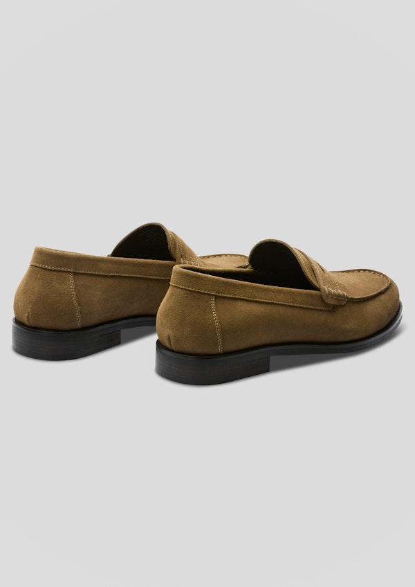 Taupe Asher Suede Loafer