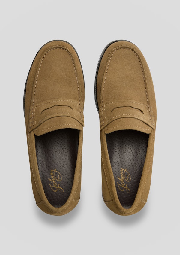 Taupe Asher Suede Loafer