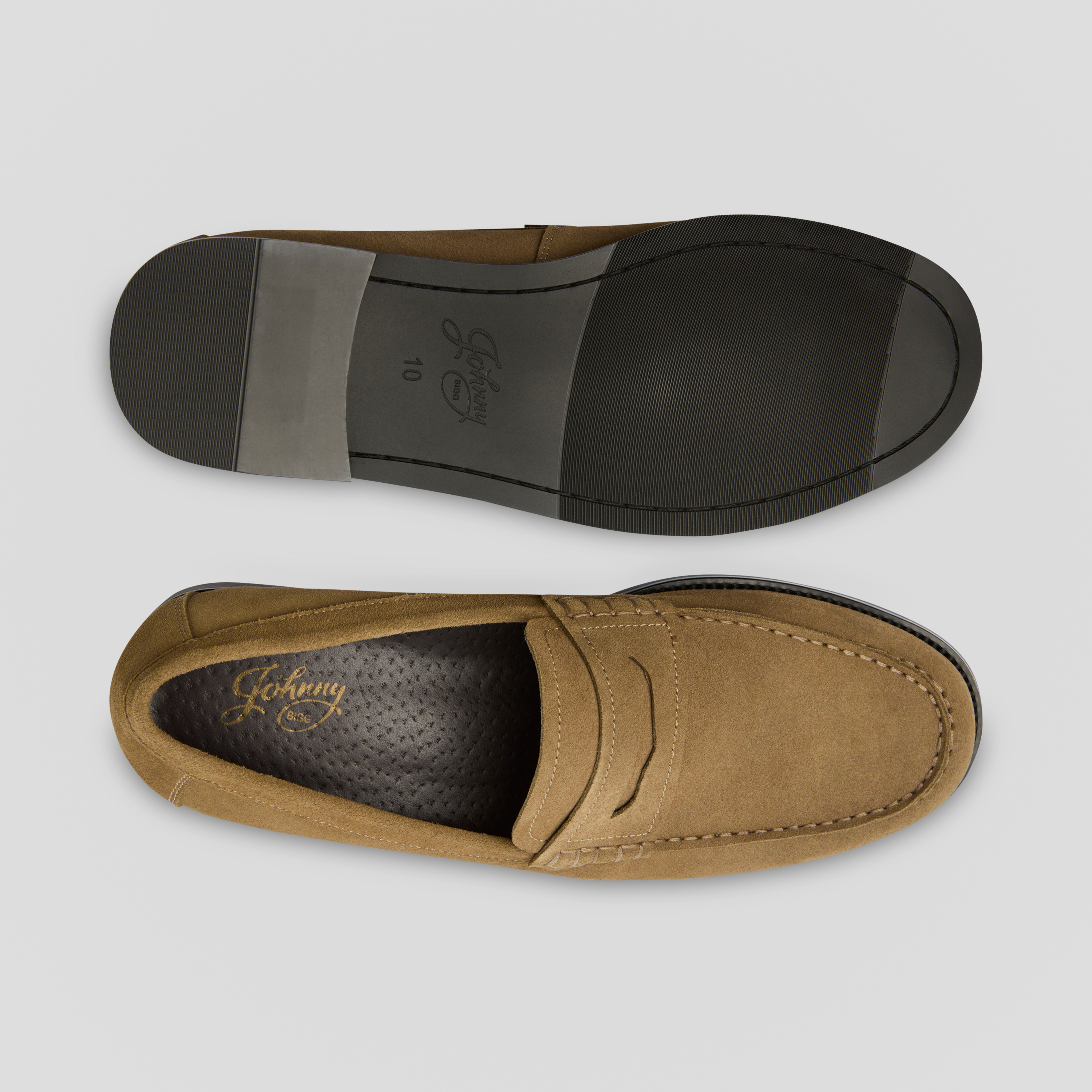 Taupe Asher Suede Loafer