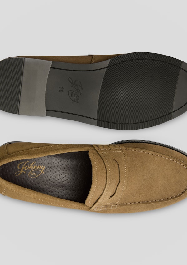 Taupe Asher Suede Loafer