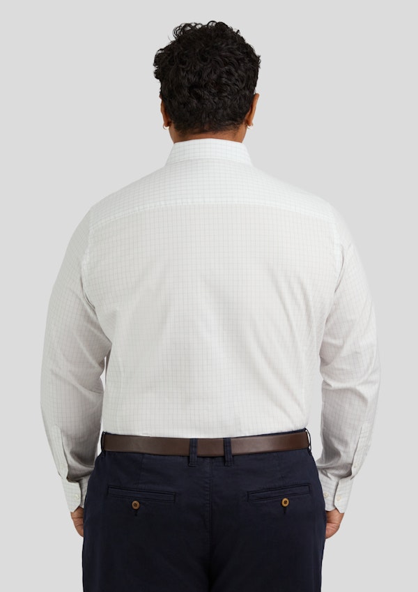White Apollo Check Shirt