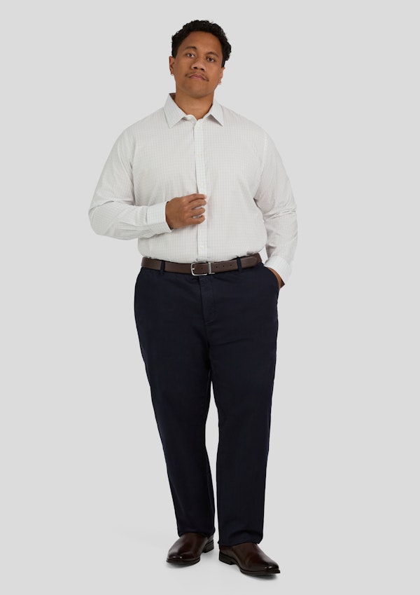 White Apollo Check Shirt