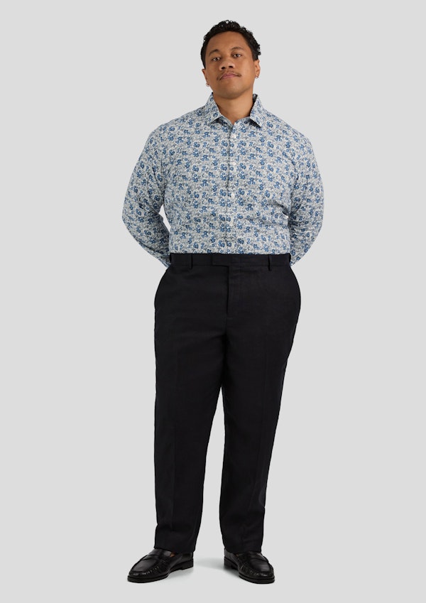 Blue Nelson Floral Shirt