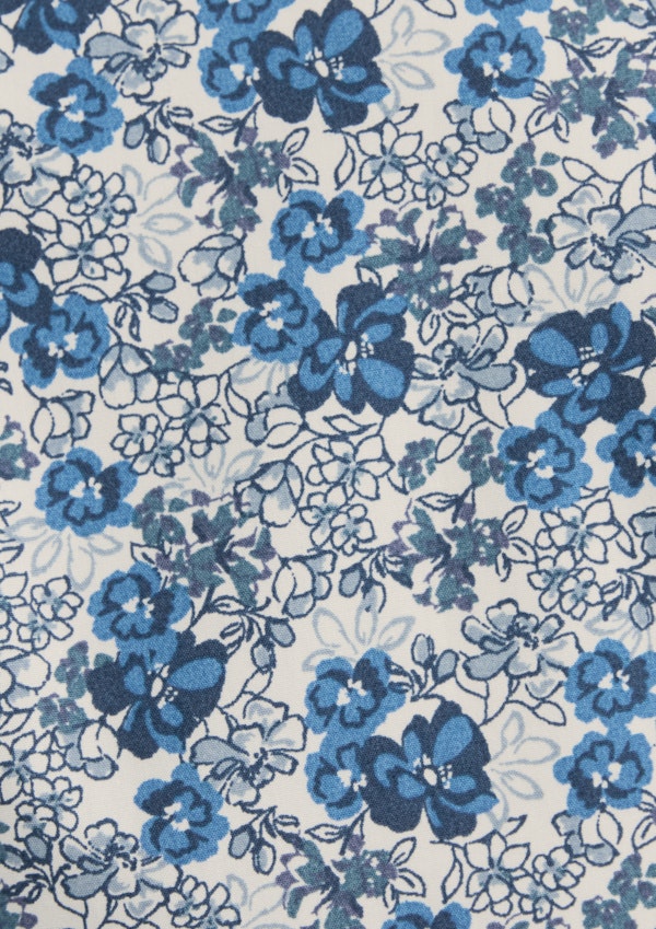 Blue Nelson Floral Shirt