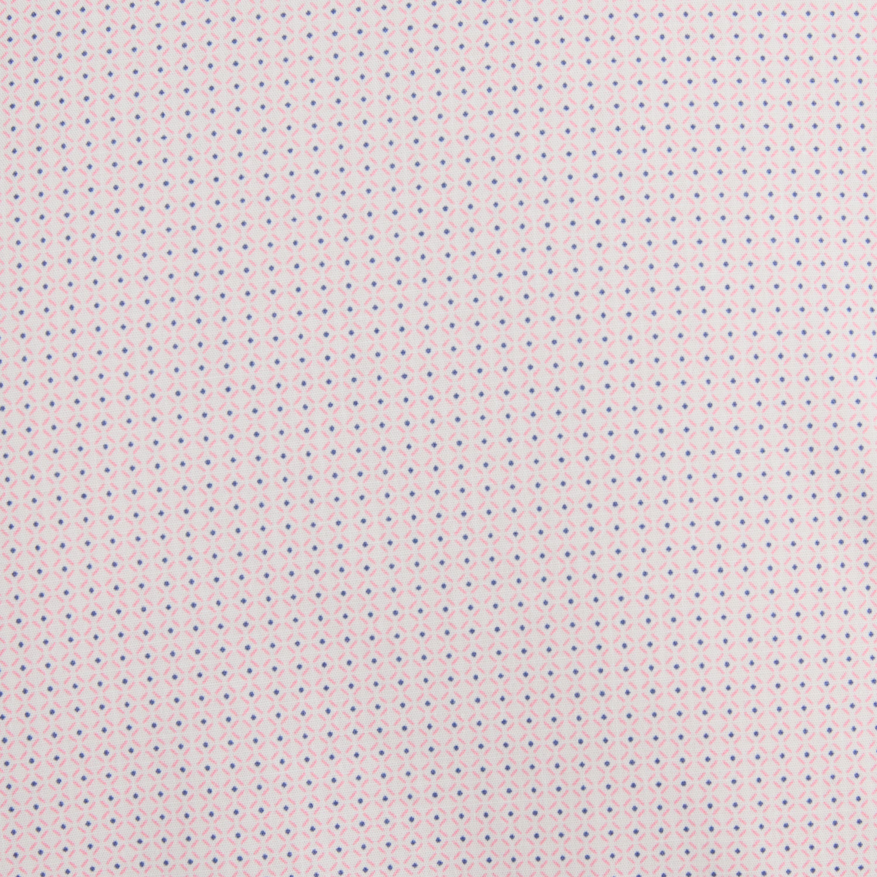 Pink Damon Print Stretch Shirt