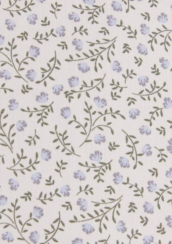 White Milos Floral Shirt