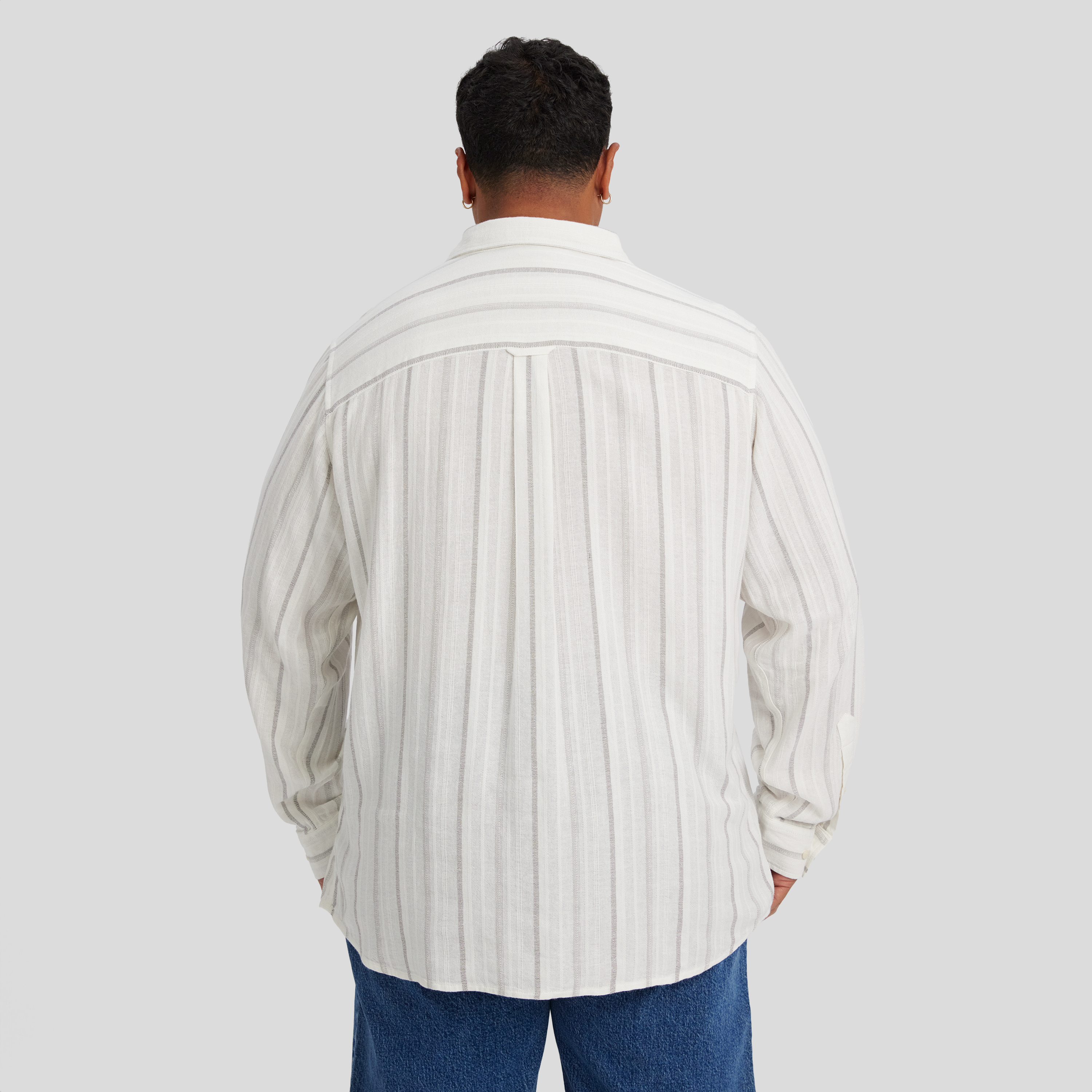 Ivory Fitzroy Stripe Shirt