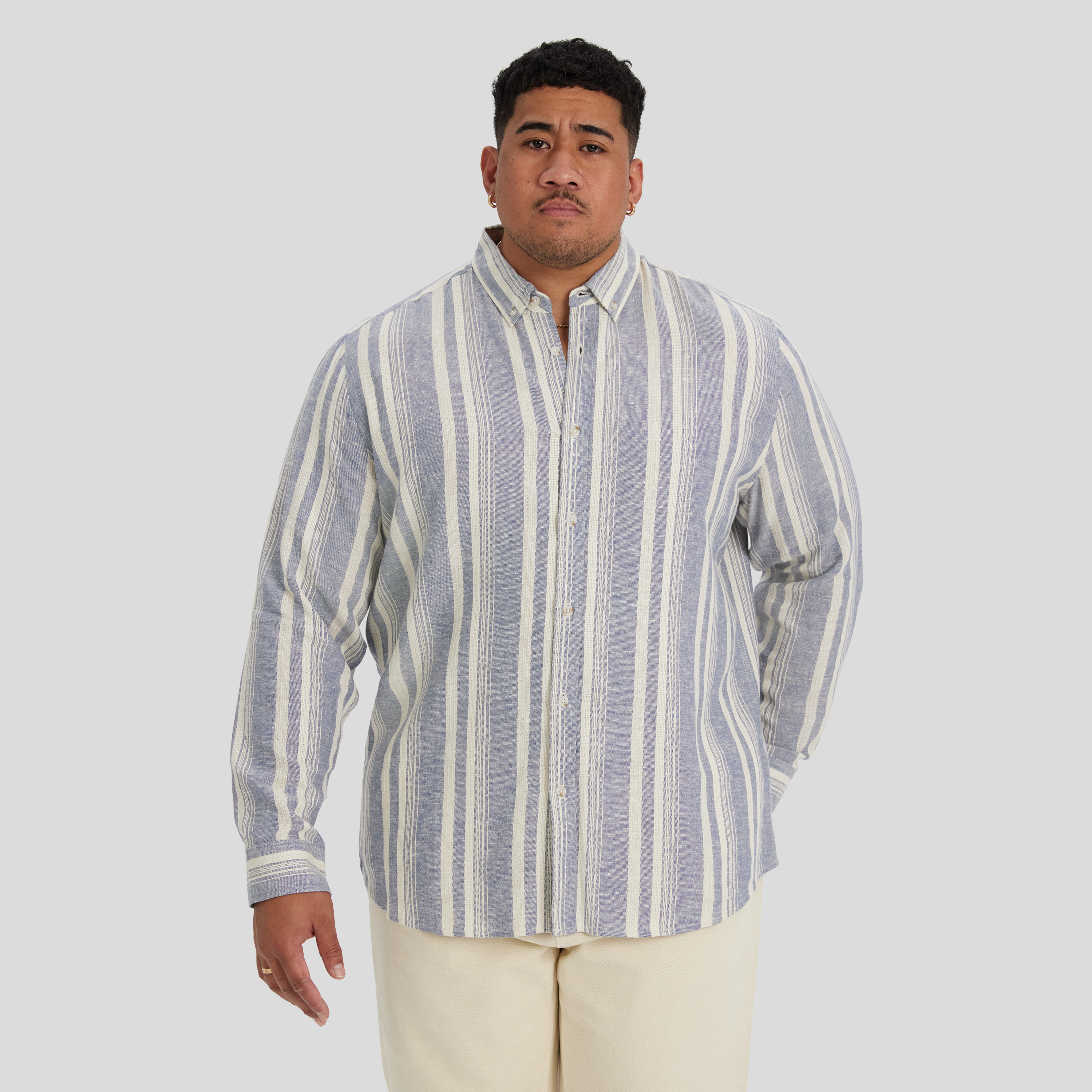 Ashton Stripe Linen Shirt