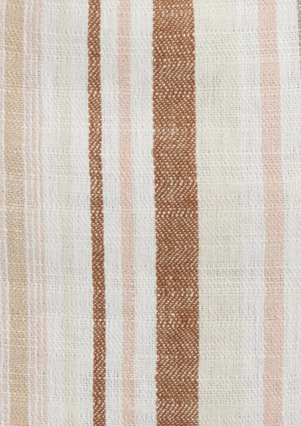 Bronze Percy Stripe Linen Shirt