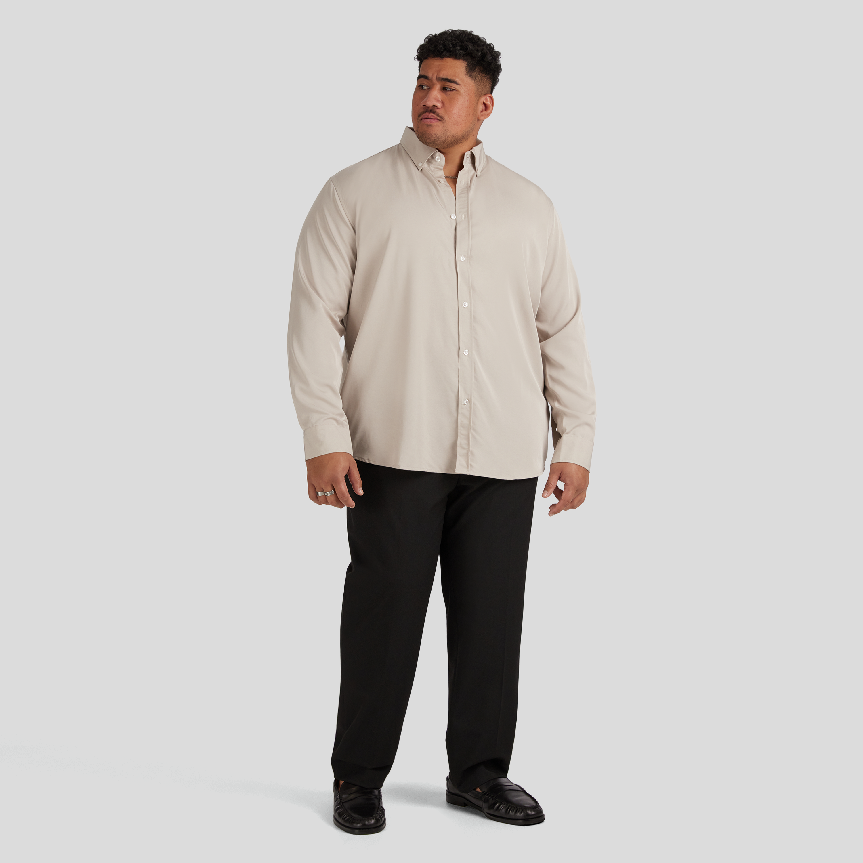 Stone Bobby Relaxed Viscose Shirt