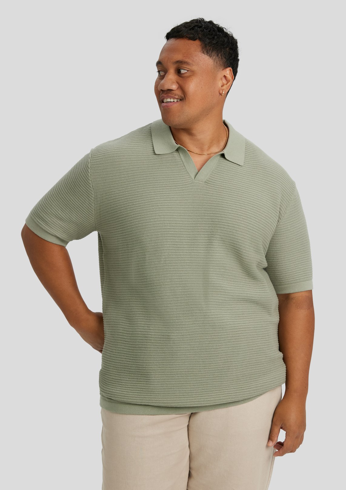 Seville Textured Knit Polo