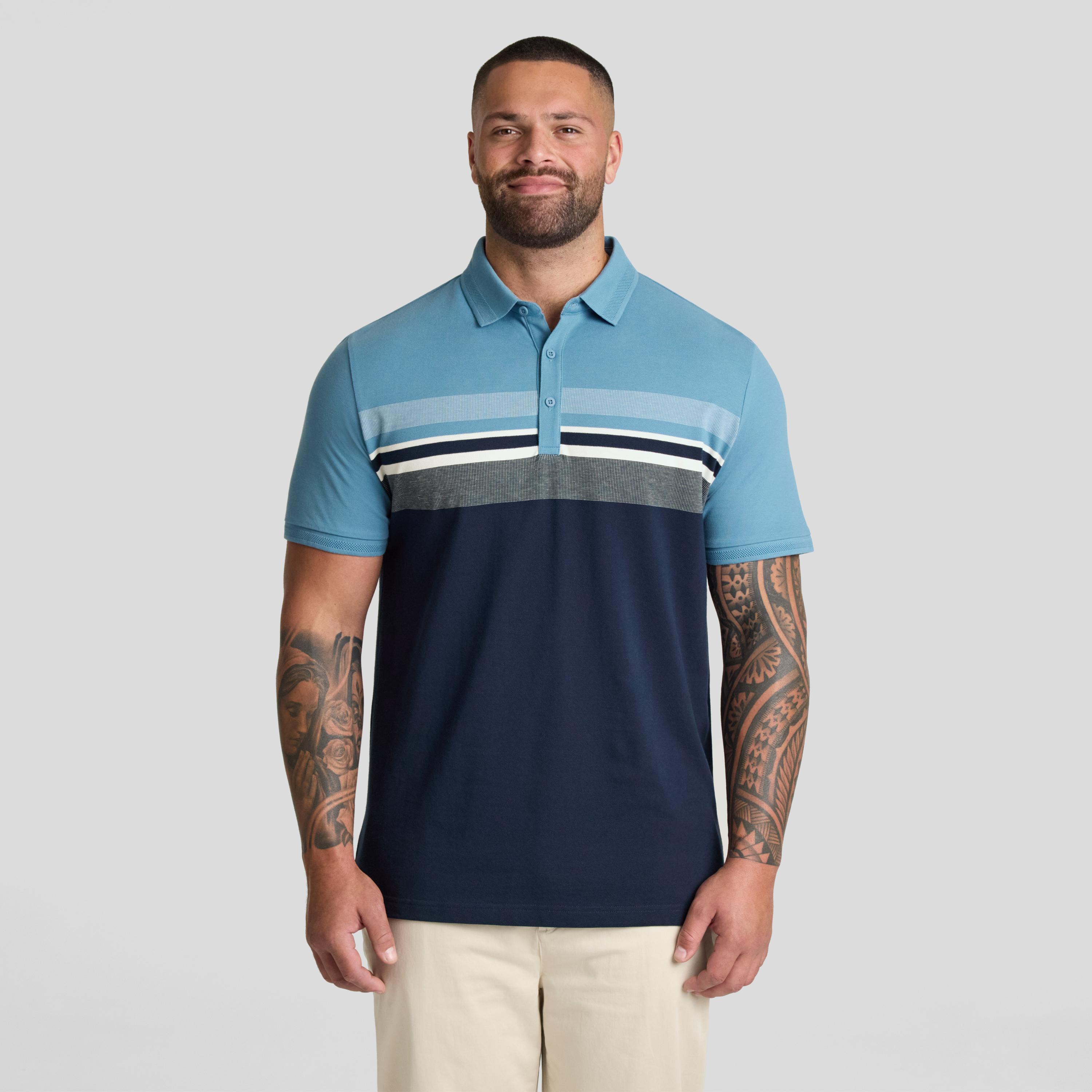 Leon Stripe Polo