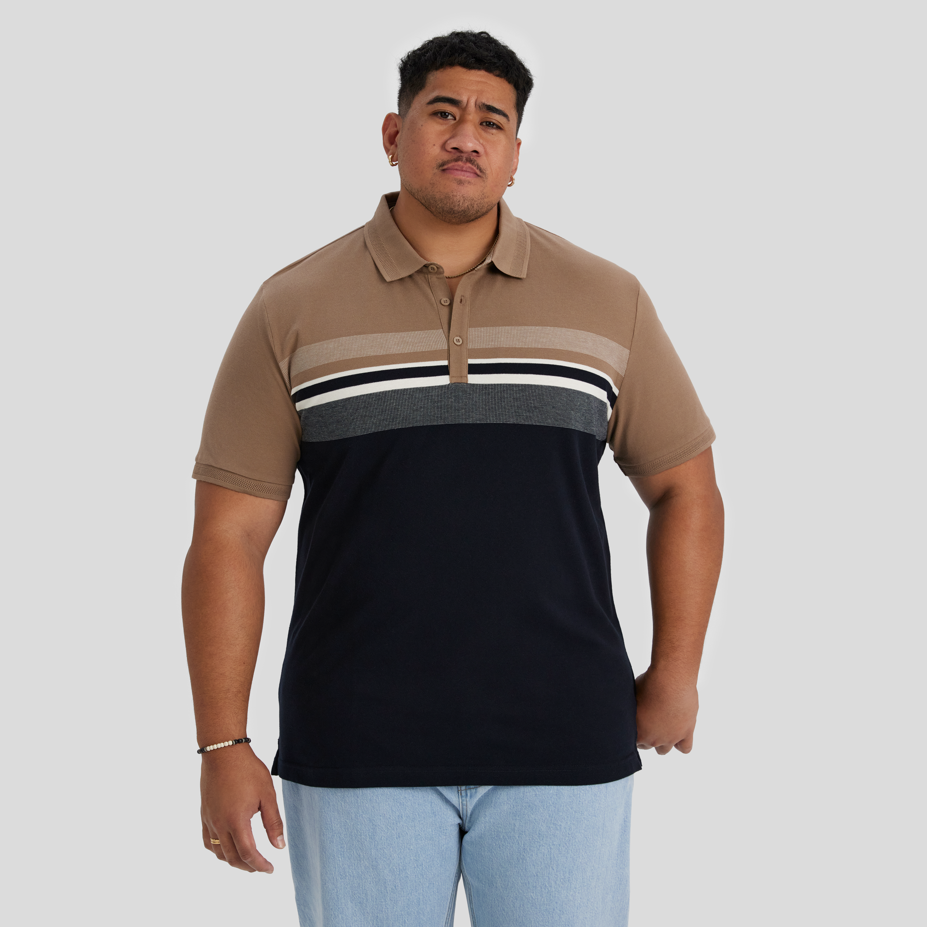 Leon Stripe Polo