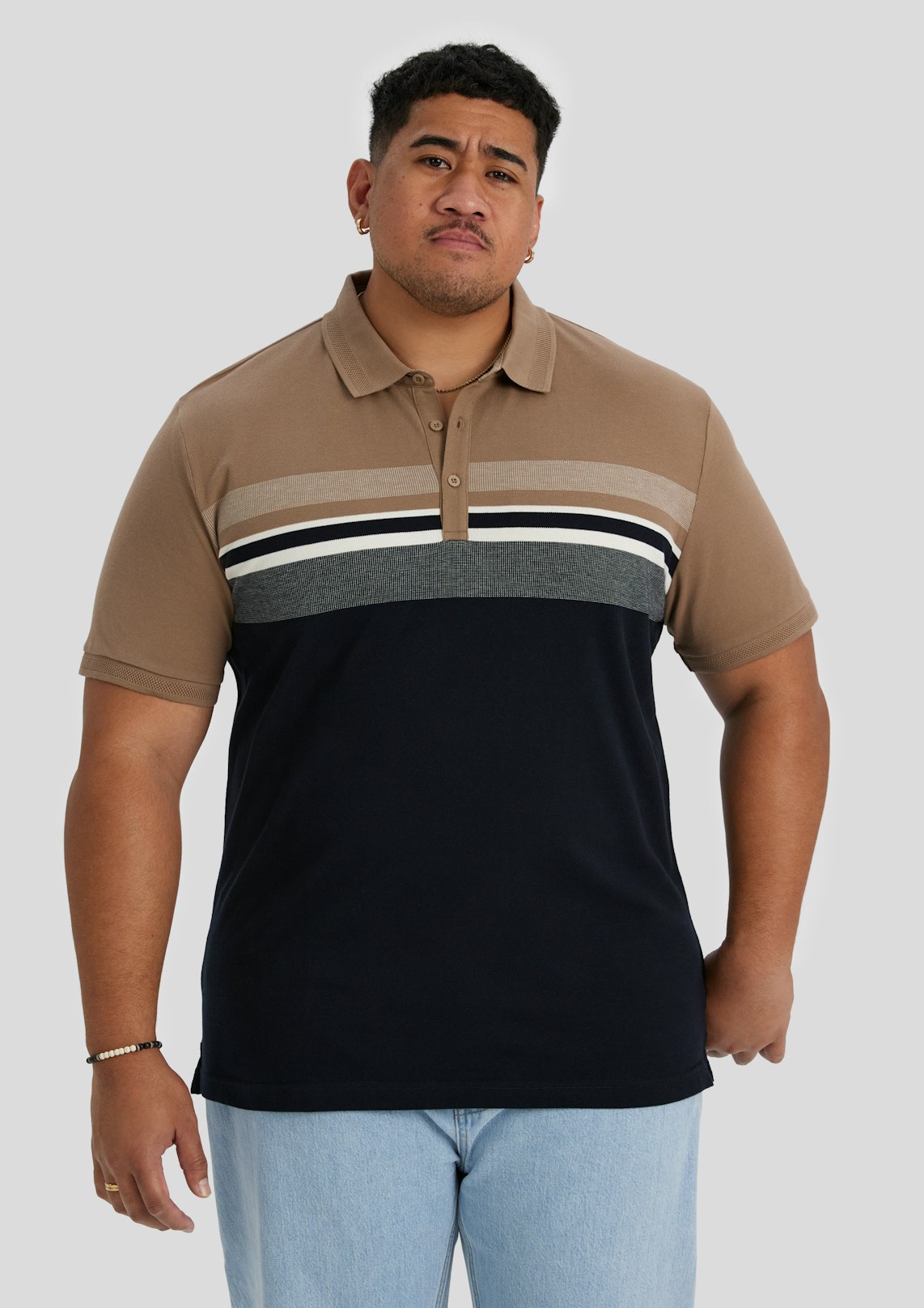 Leon Stripe Polo
