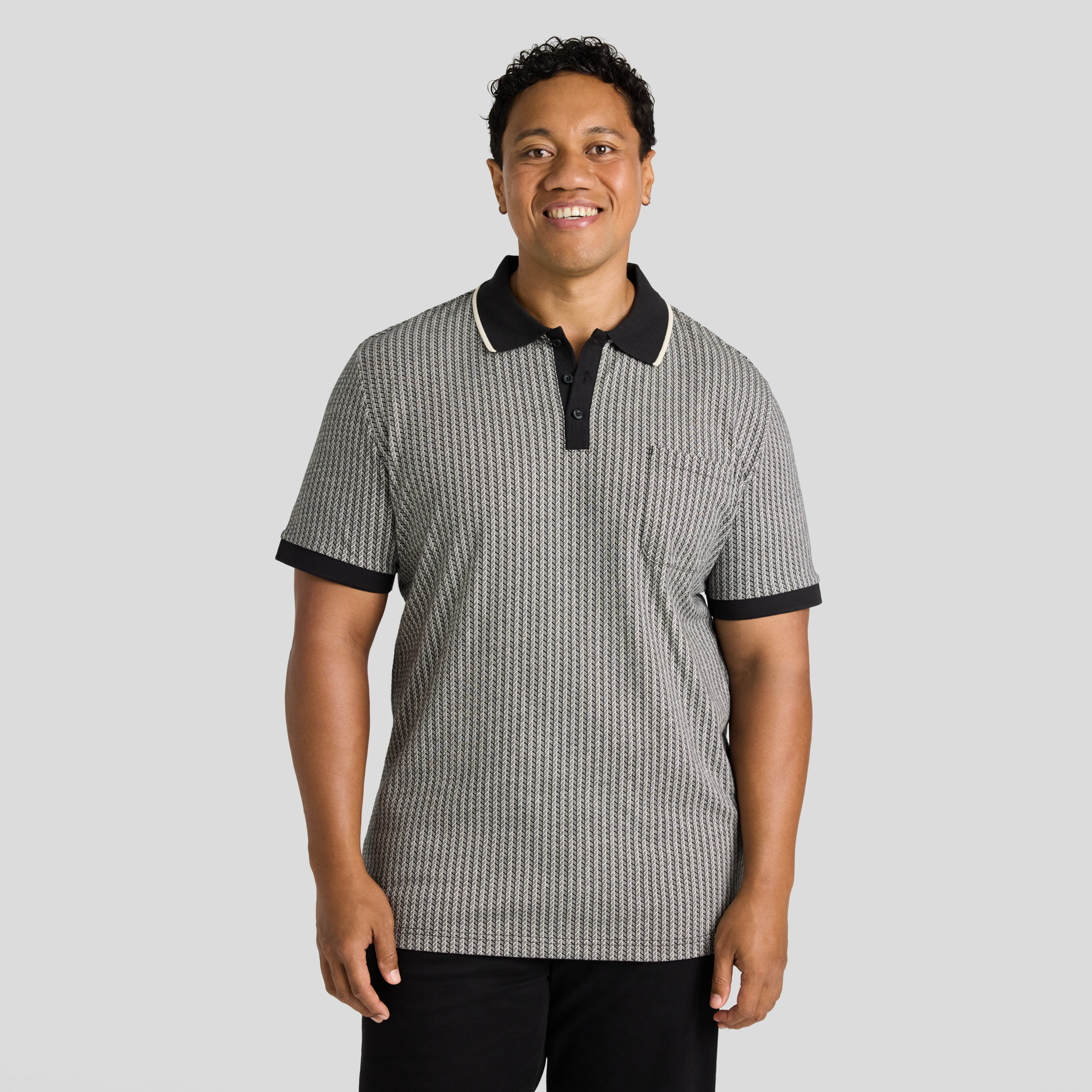 Bradley Jacquard Polo