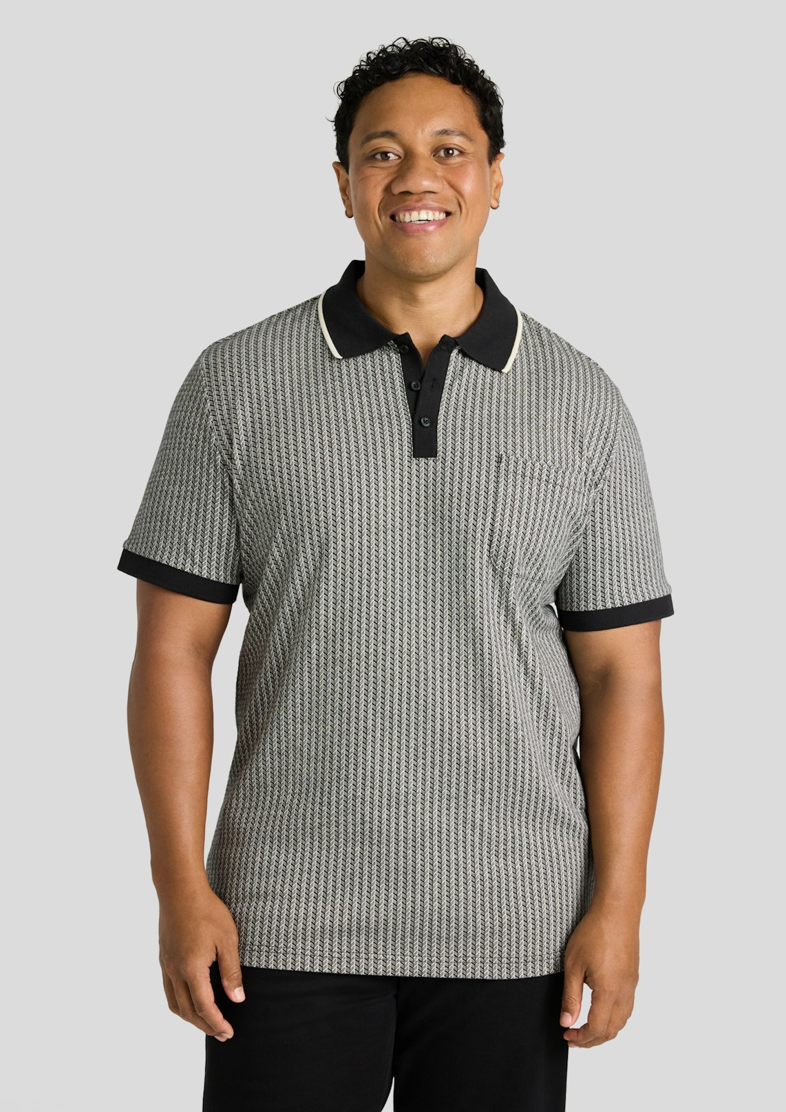 Bradley Jacquard Polo