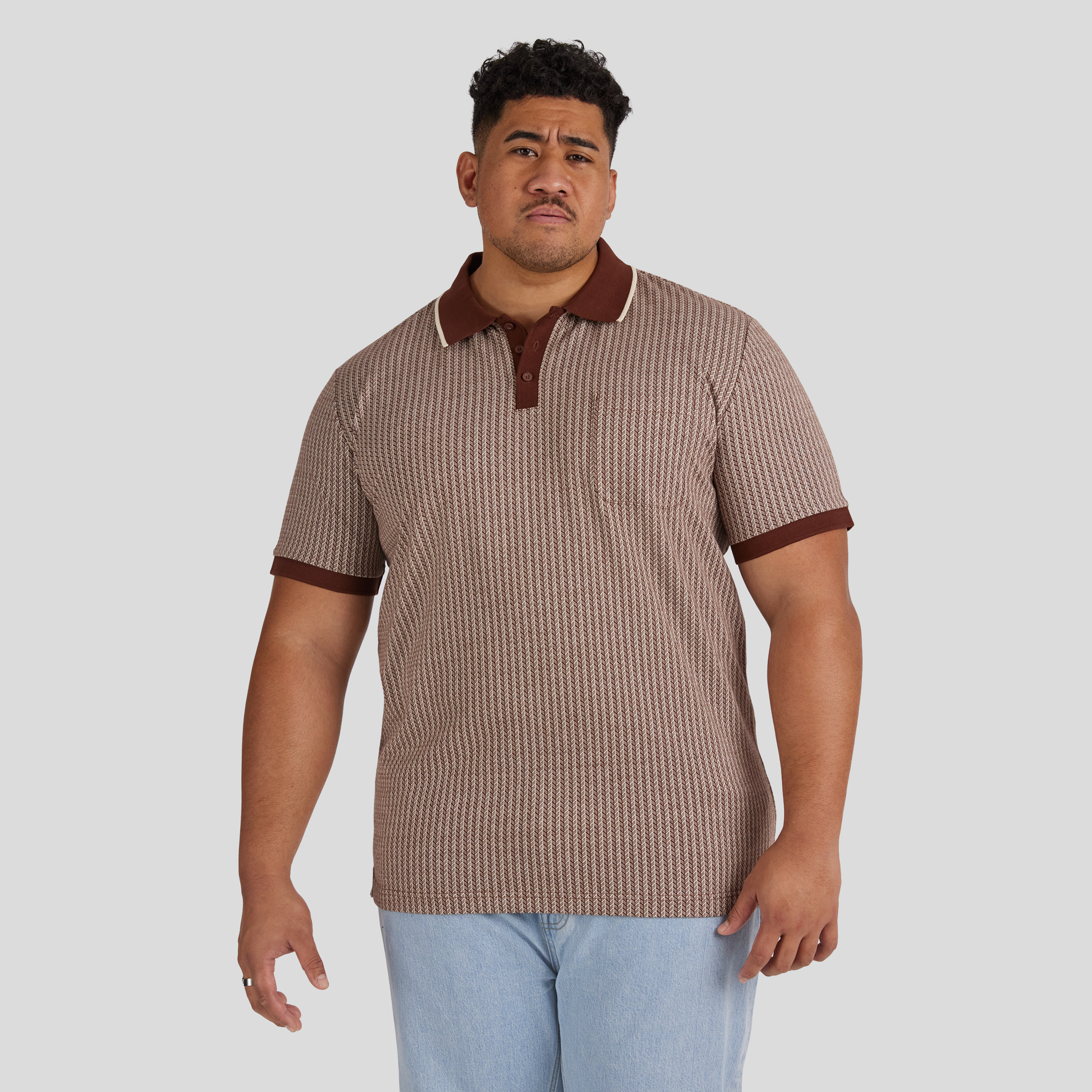 Bradley Jacquard Polo