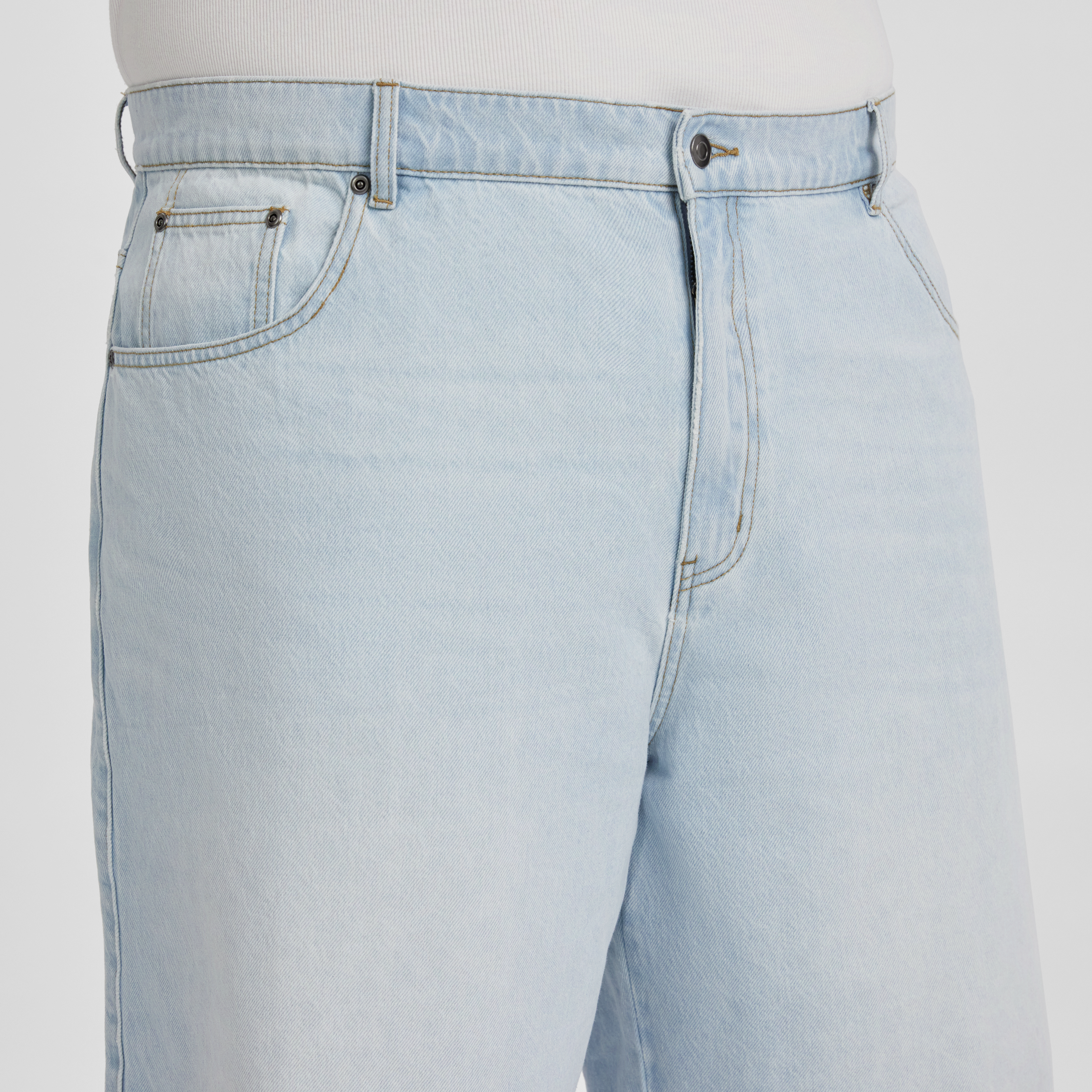 Light Wash Jake Baggy Denim Short