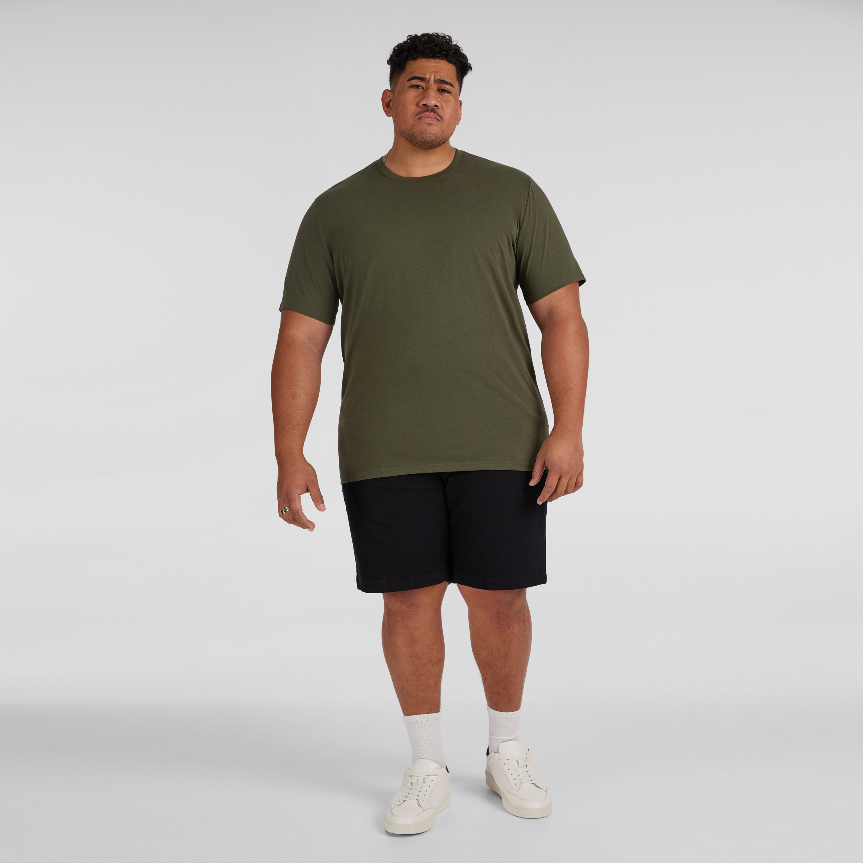 Black Baxter Slim Denim Short