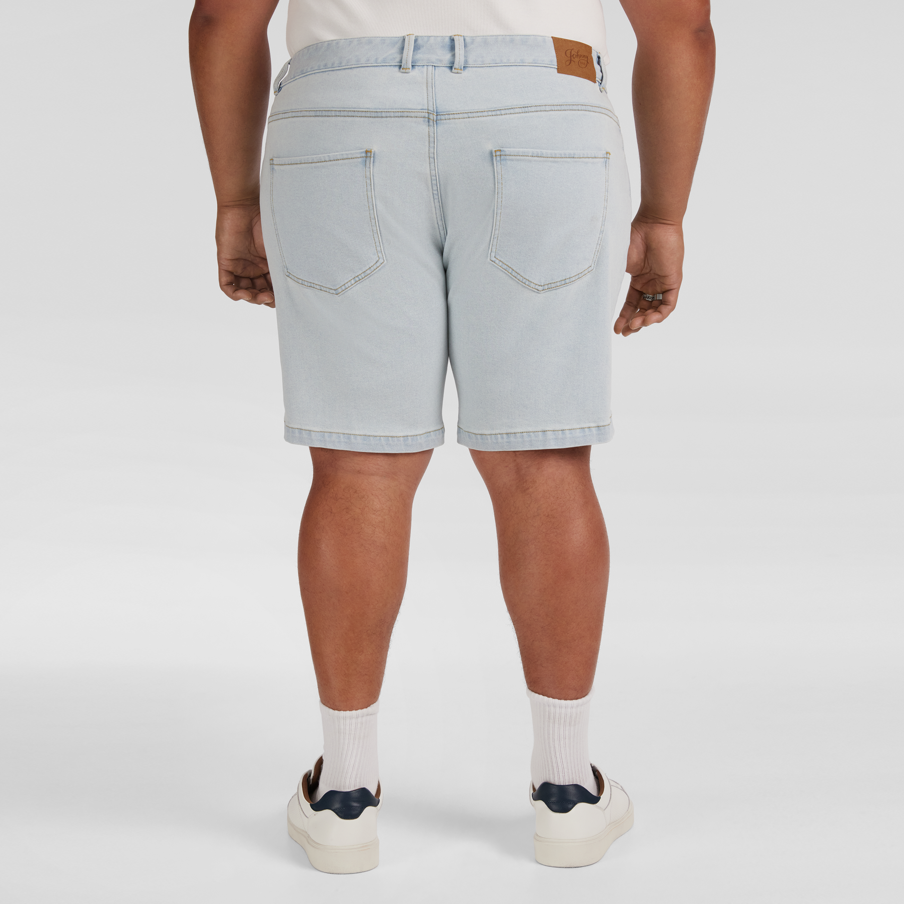 Light Wash Baxter Slim Denim Short