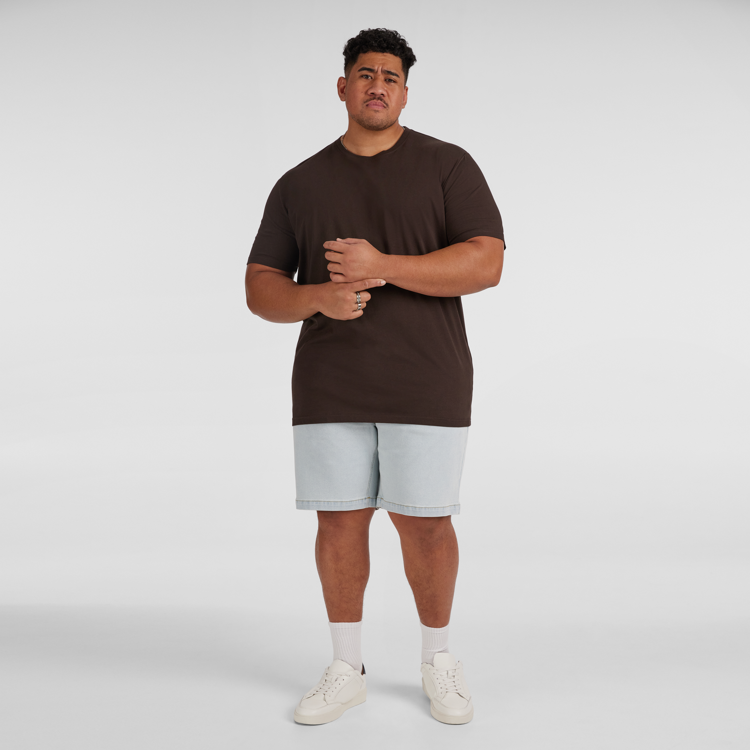 Light Wash Baxter Slim Denim Short